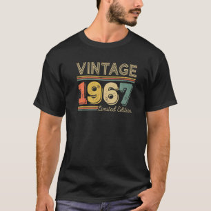 55 Years Old Vintage 1967  55th Birthday T-Shirt