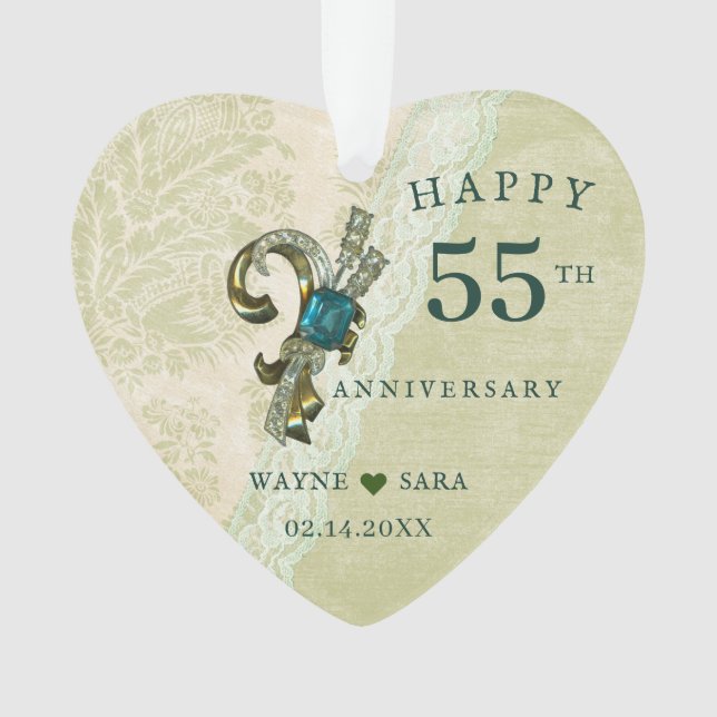 55e anniversaire du Mariage des joyaux d'émeraude (devant)