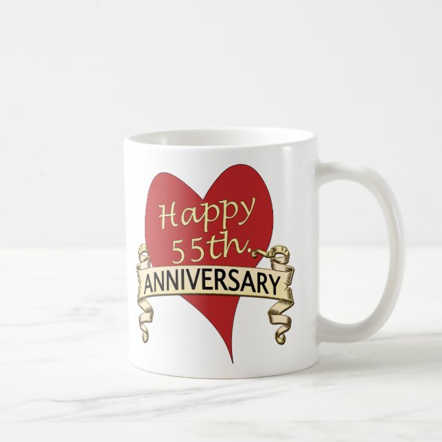 55th. Anniversary Coffee Mug (Right)