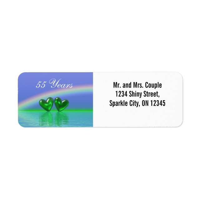 55th Anniversary Emerald Hearts (Front)