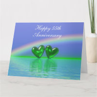 55th Anniversary Emerald Hearts
