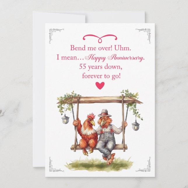 55th Anniversary Gift Card (Front)