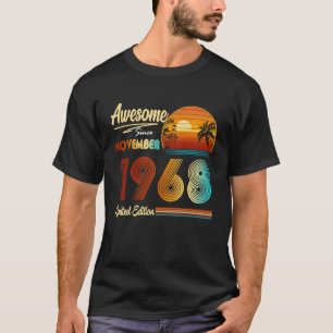 55th Birthday  55 Years Old Awesome Since November T-Shirt