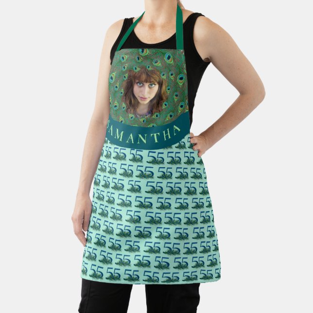 55th Birthday And Anniversary Personalized Apron (Insitu)
