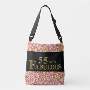 55th Birthday Crossbody Bag