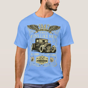 55th Birthday Gift Men Women Born 1967 Funny Hot R T-Shirt