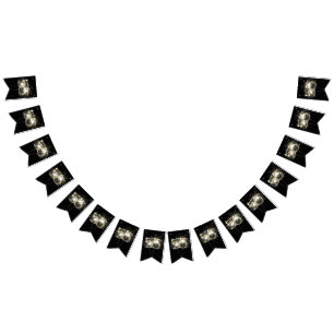 55th Birthday or Anniversary Party Sparklers  Bunting Flags