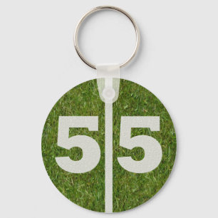 55th Birthday Party Favour Keychain