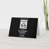 55th Birthday Speed Limit Sign Auto Mechanic Car