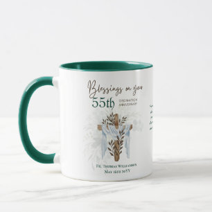 55th ORDINATION ANNIVERSARY Priest Pastor Minister Mug