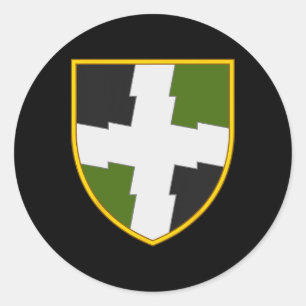 55th Signal Regiment (ukraine) Ukrainian Military Classic Round Sticker