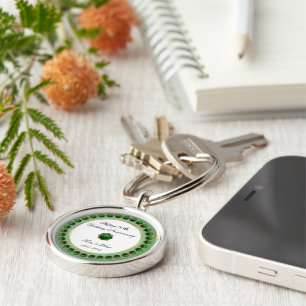 55th Wedding Anniversary Key Chain
