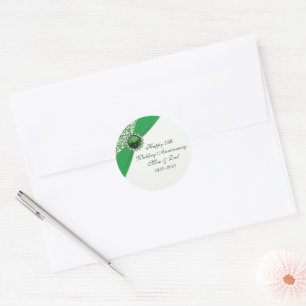 55th Wedding Anniversary Sticker