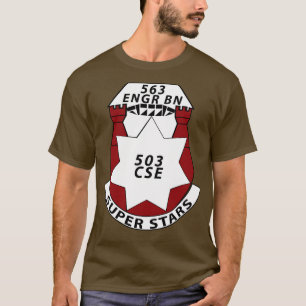 563rd Engineer Battalion DUI wo Txt X T-Shirt