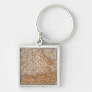 5657 South Germany, Austria Keychain