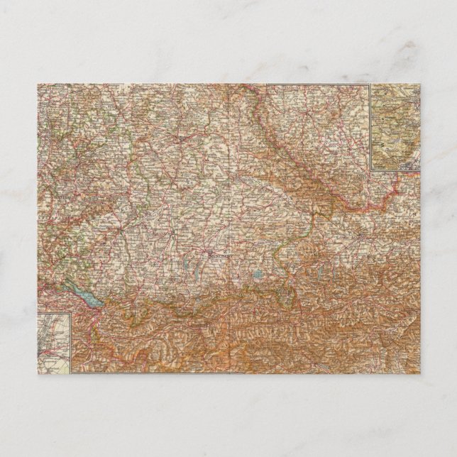 5657 South Germany, Austria Postcard (Front)