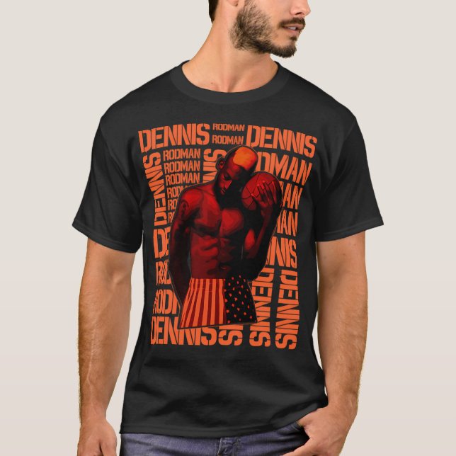 565 Dennis Rodman Iconic Photos T-Shirt (Front)