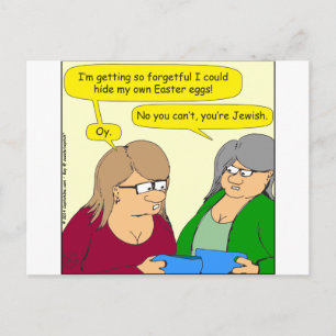 565 so forgetful cartoon postcard