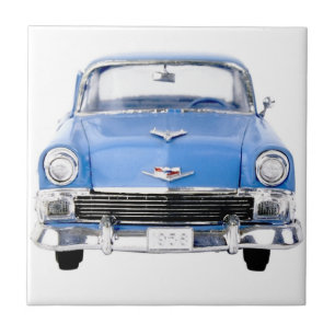 56 Blue Chevy Tile