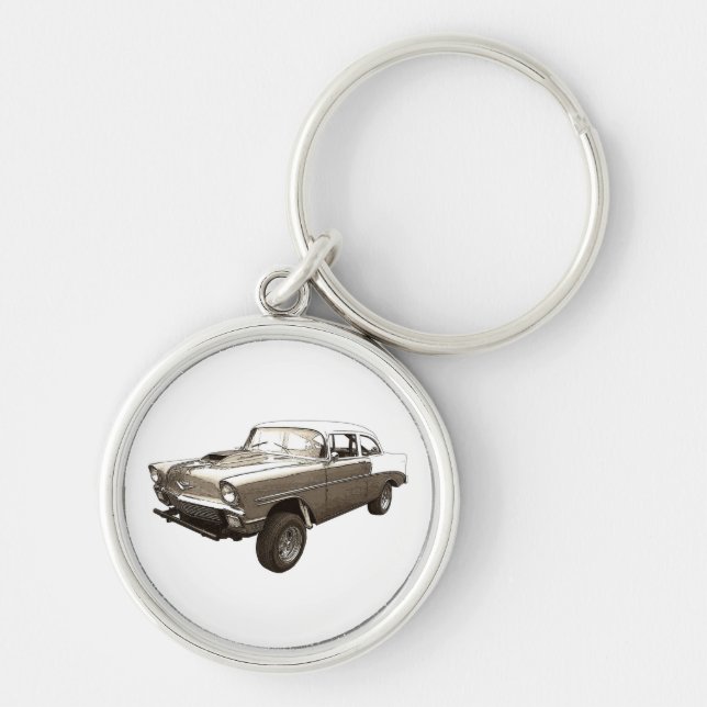 56 Chevy Gasser Keychain (Front)