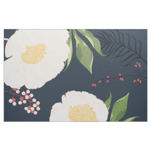 56" Inch Wide Cotton Fabric Baby Pink Cosmos on Na