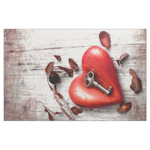 56" Inch Wide Cotton Fabric Country Wood Key to my