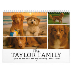 56 Photo Collage Month By Month Personalized Calendar