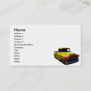 56  pickup business card