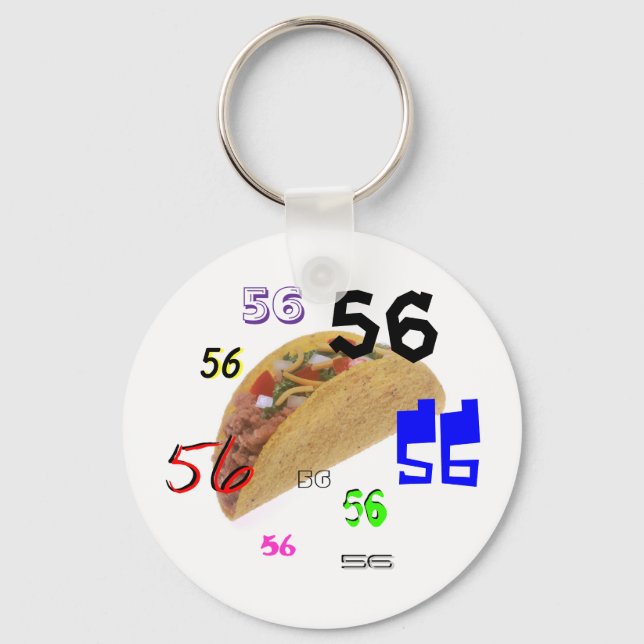 56 Tacos Keychain (Front)