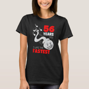 56 Year Old Birthday Gag 56 Years Ago I Was The Fa T-Shirt