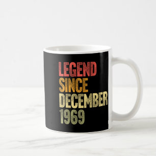 56 Year Old Legend Since December 1969 Retro 56th Coffee Mug