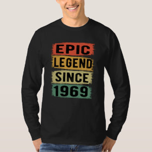 56 Years Old Bday 1969 Epic Legend 56th Birthday T-Shirt