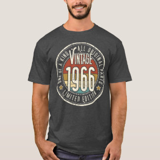 56 Years Old Vintage 1966 Limited Edition 56th Bir T-Shirt