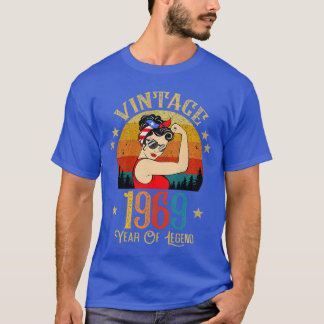 56th Birthday Gift 56 Years Old for Women Retro Vi T-Shirt