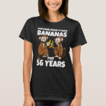 56th Wedding Anniversary Driving Each Other Banana T-Shirt<br><div class="desc">56th Wedding Anniversary Driving Each Other Bananas 56 Year</div>