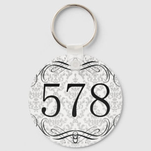 578 Area Code Keychain