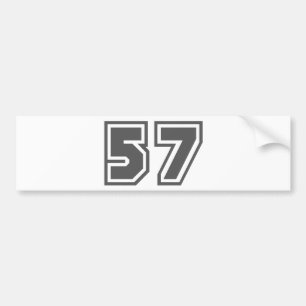 57 BUMPER STICKER