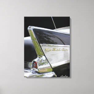 '57 Chevy Bel Air "FINS" Canvas Print