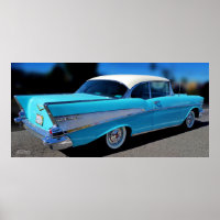 '57 CHEVY BELAIR POSTER