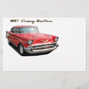 57 Chevy BelAir stationery