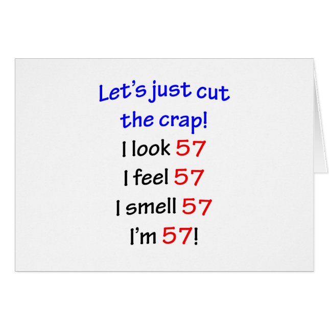 57 coupons la merde (Devant horizontal)