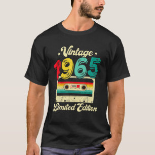 57 Years Old Vintage 1965 Cassette Tape 57Th Birth T-Shirt