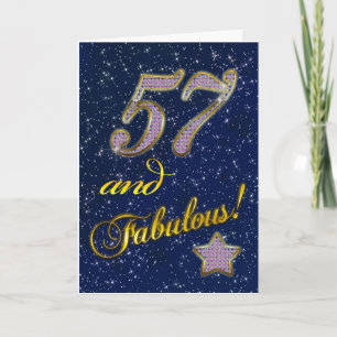 57th anniversary for someone Fabulous Card