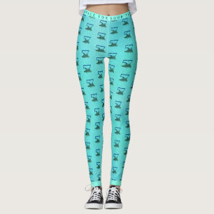 57th Birthday or Anniversary Peacock Pattern Leggings