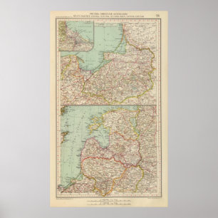 58 East Prussia, Baltic States Poster
