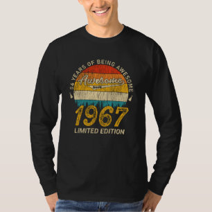 58 Year Old 1967 Retro Awesome 58th Birthday Gift T-Shirt