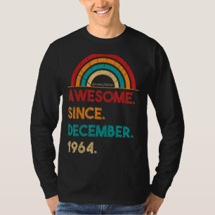 58 Year Old Awesome Since December 1964 58th Birt T-Shirt