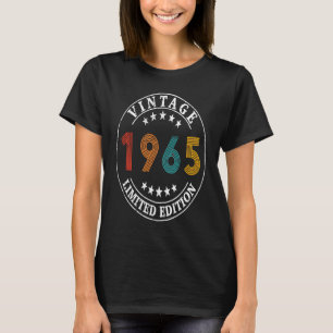 58 Year Old Retro Vintage 1965 58th Birthday T-Shirt