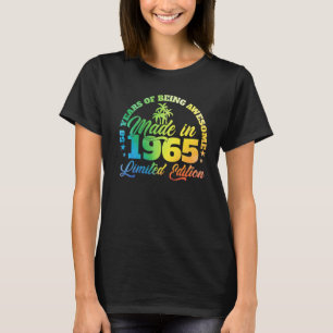 58 years of being awesome Made In 1965 Birthday 58 T-Shirt