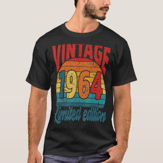 58 Years Old Bday Vintage 1964  58th Birthday T-Shirt